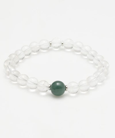 One Point Jade Bracelet Bangles & Bracelets by AMINA - Ametsuchi
