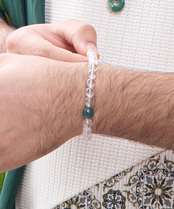 One Point Jade Bracelet Bangles & Bracelets by AMINA - Ametsuchi