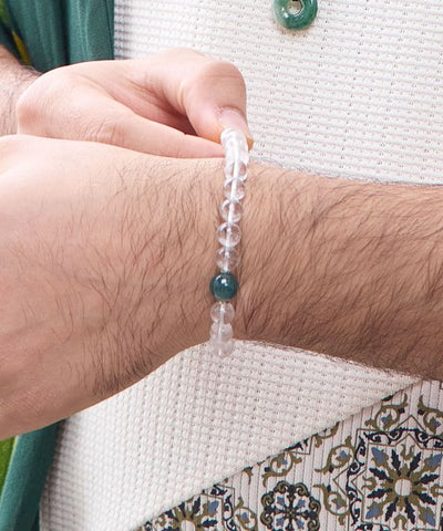 One Point Jade Bracelet Bangles & Bracelets by AMINA - Ametsuchi