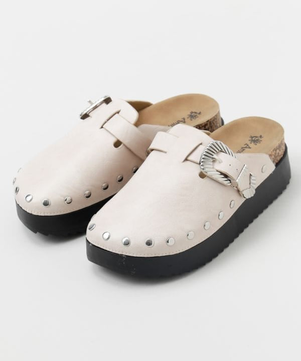 Stud Platform Sandals