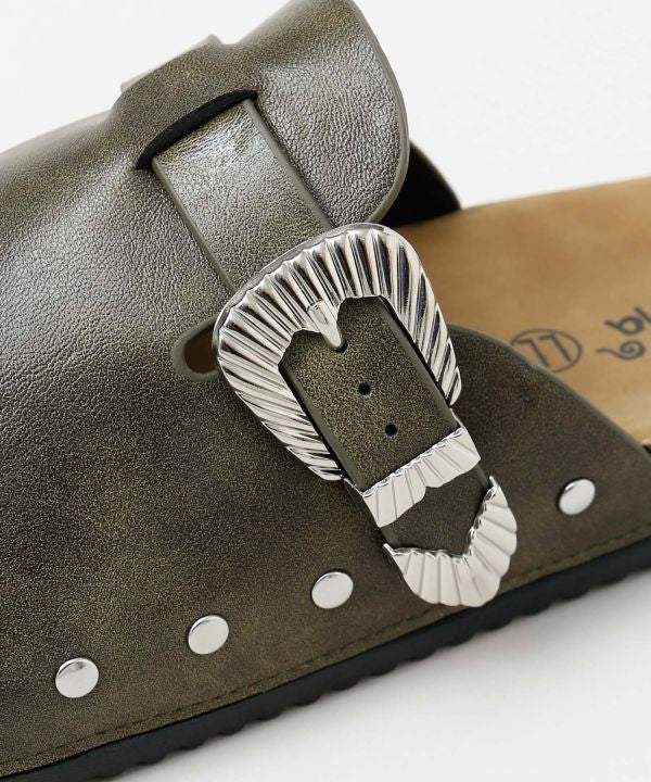 Stud Platform Sandals - L, LL