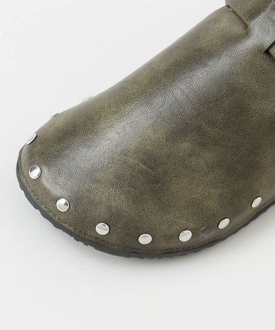 Stud Platform Sandals - L, LL