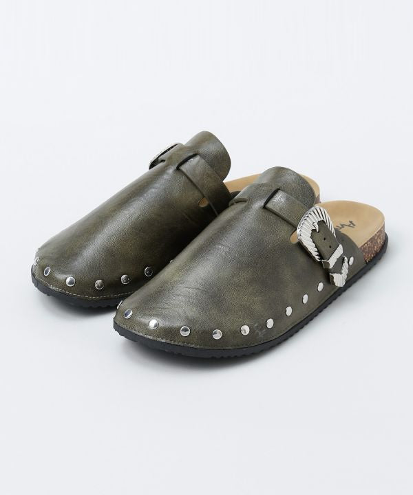 Stud Platform Sandals - L, LL