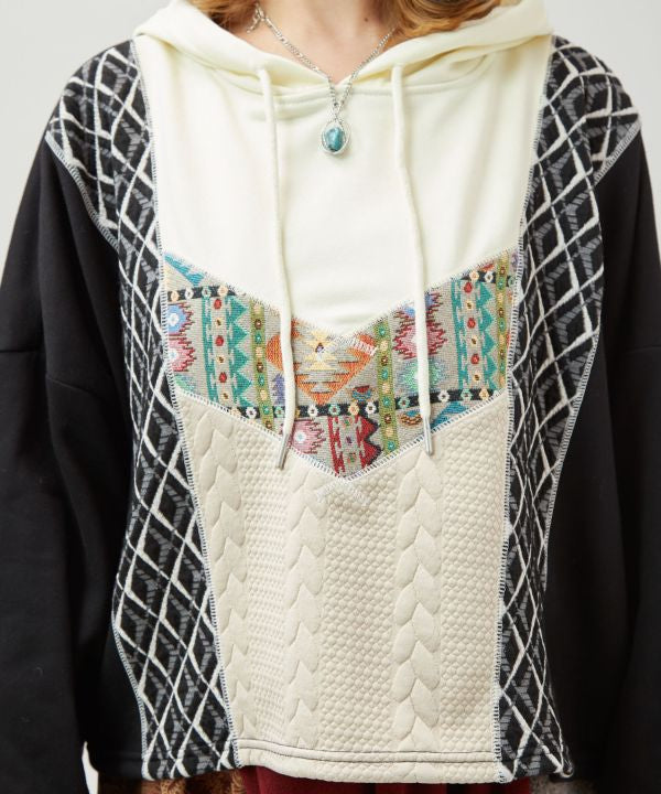 Patchwork Hoodie