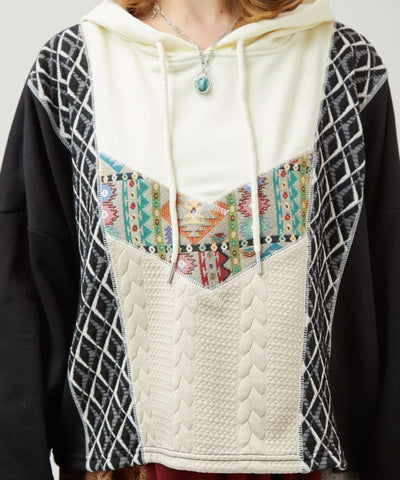 Patchwork Hoodie