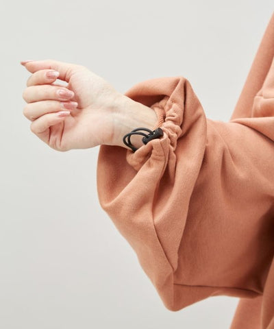 Patchwork Haif Zip Hoodie