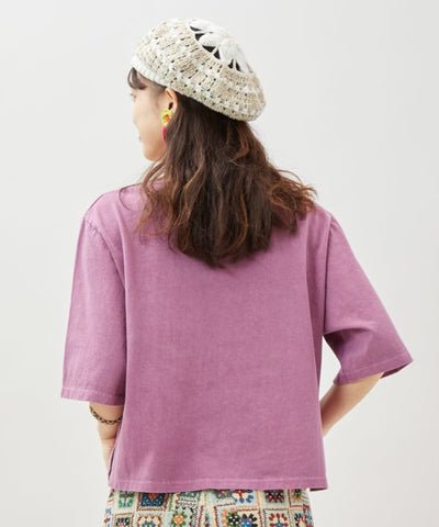 Retro Style Tiger Embroidered T-Shirt