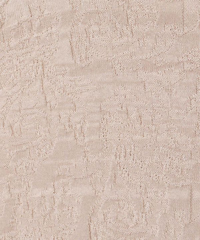 Textured Paisley Knit Crop Top