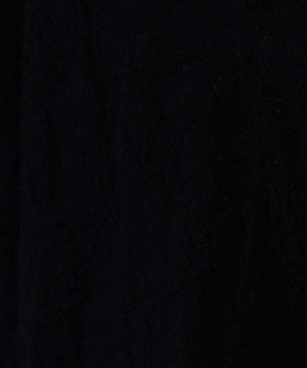 Textured Paisley Knit Crop Top