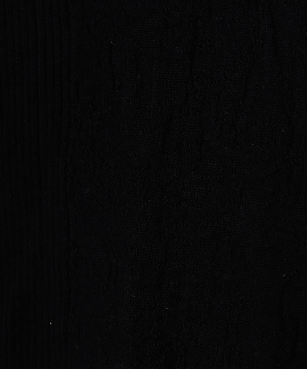 Textured Paisley Knit Top