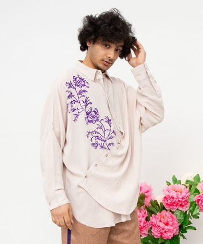 Boho Embroidered Versatile Shirt
