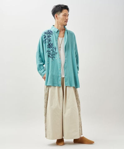 Boho Embroidered Versatile Shirt