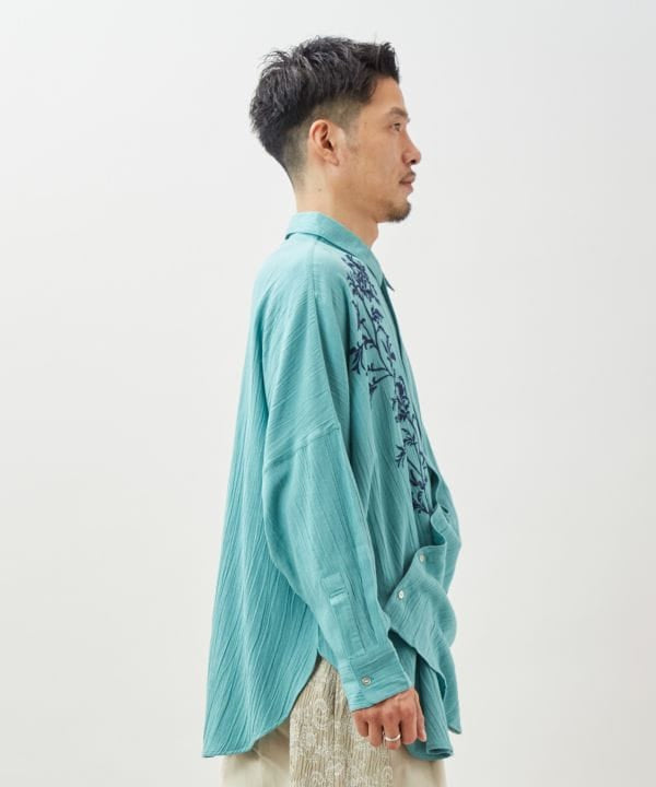 Boho Embroidered Versatile Shirt