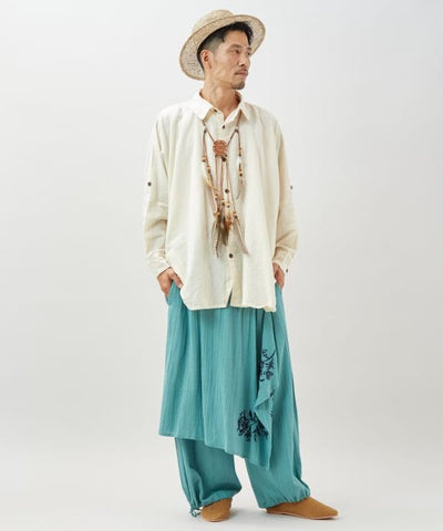 Boho Embroidered Trousers