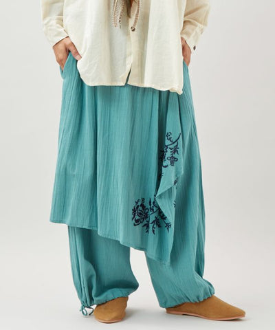 Boho Embroidered Trousers