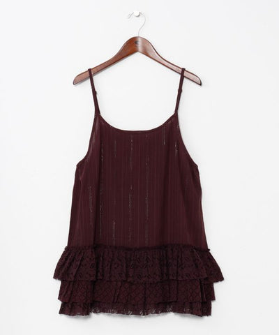 Lace-Trimmed Staple Camisole