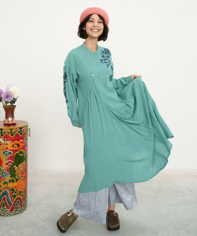 Boho Embroidered Versatile Dress