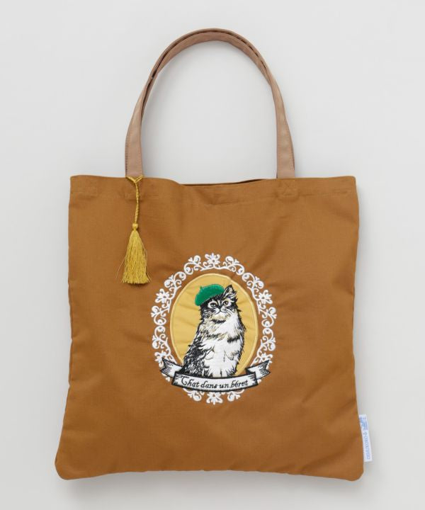 Cat Cameo Tote Bag