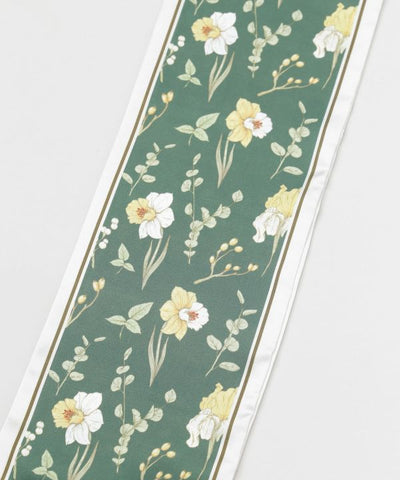 Floral Ribbon Scarf