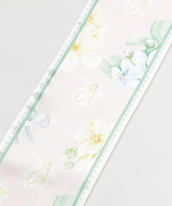 Floral Ribbon Scarf