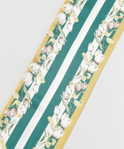 Floral Ribbon Scarf