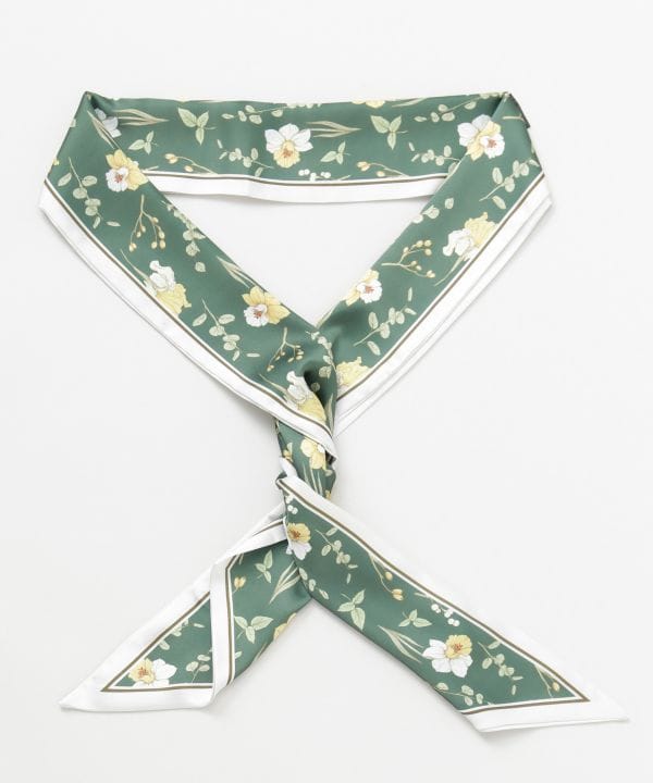 Floral Ribbon Scarf
