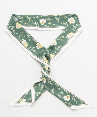 Floral Ribbon Scarf
