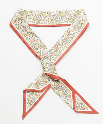 Floral Ribbon Scarf
