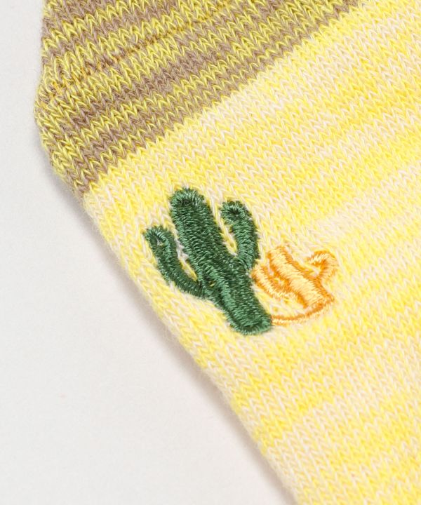 Desert Gradient Footie Socks 23-25cm by AMINA - Ametsuchi