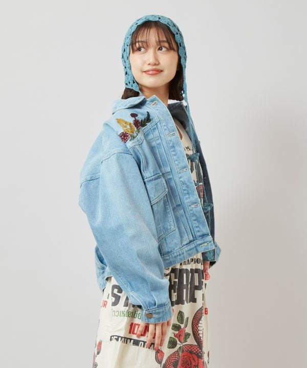 Embroidered Denim Jacket