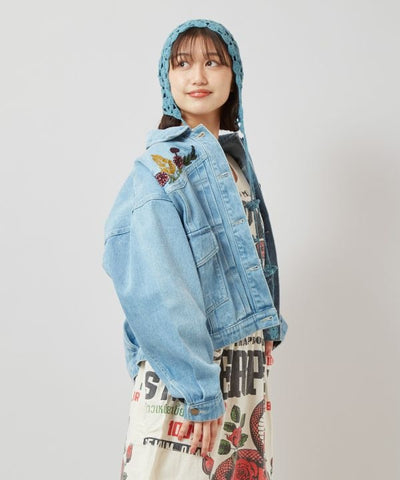 Embroidered Denim Jacket