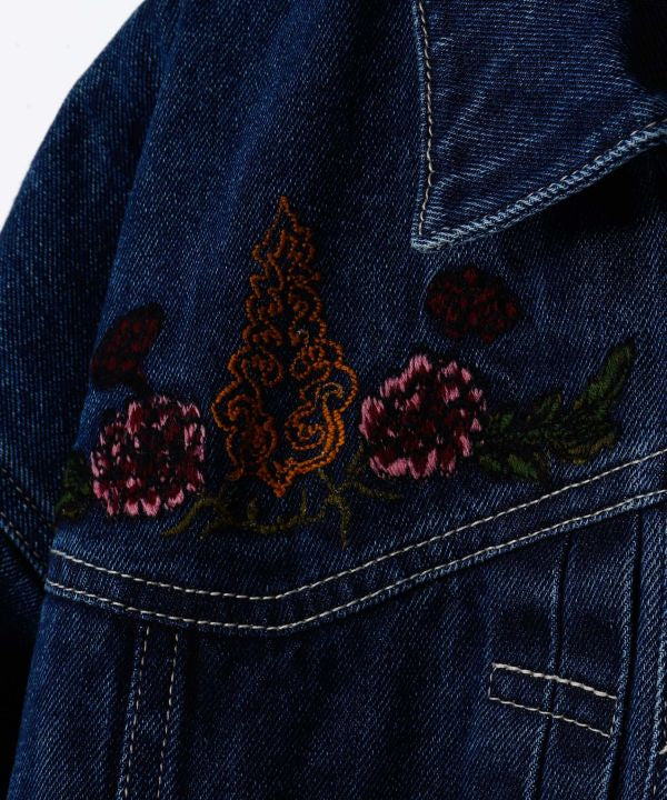 Embroidered Denim Jacket