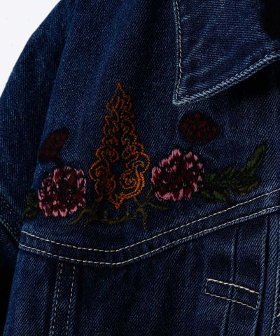 Embroidered Denim Jacket