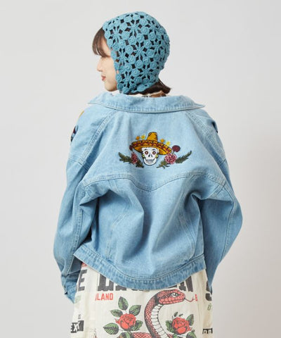 Embroidered Denim Jacket