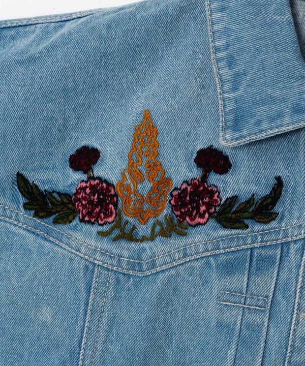 Embroidered Denim Jacket