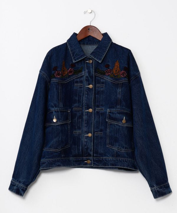 Embroidered Denim Jacket