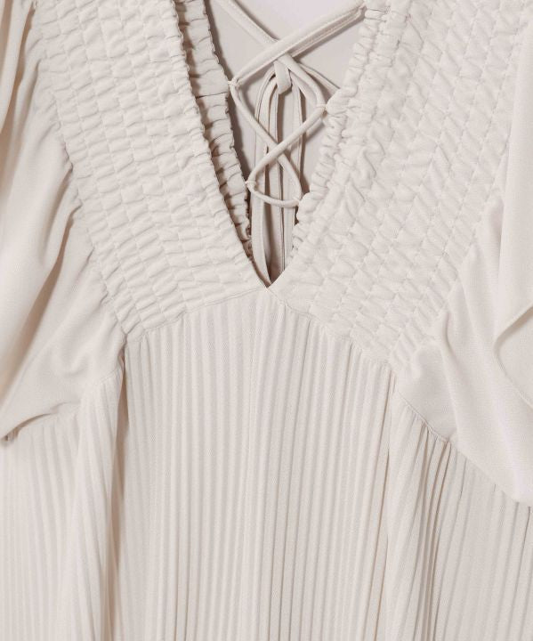 Lightweight Pleated Jumpsuit