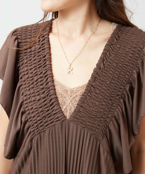 Lightweight Pleated Jumpsuit