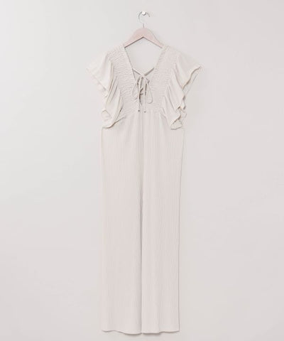 Lightweight Pleated Jumpsuit