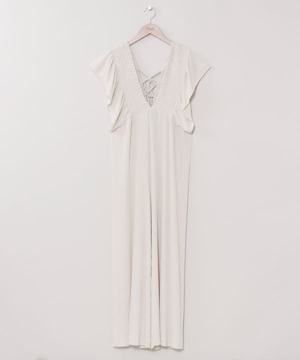 Lightweight Pleated Jumpsuit