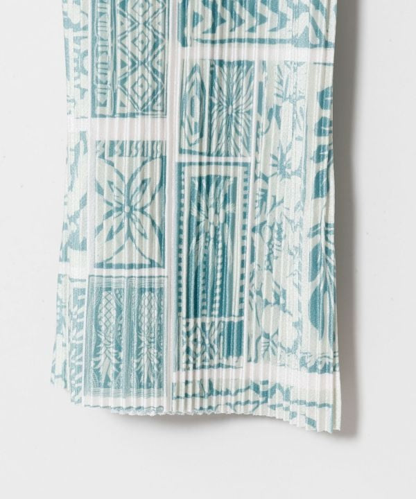 Pleated Botanical Pants