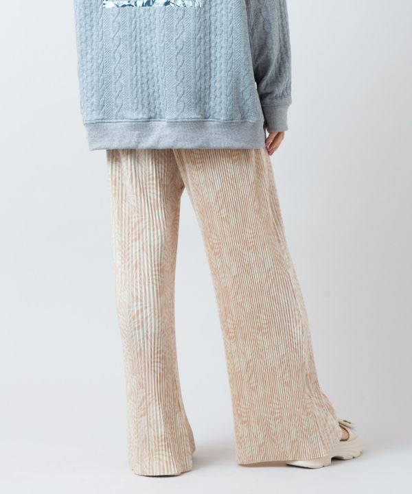 Pleated Botanical Pants