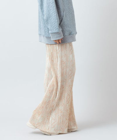 Pleated Botanical Pants