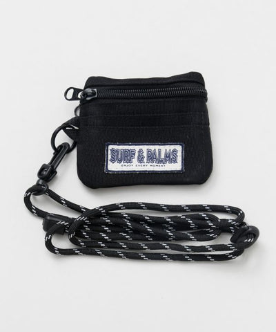 Textured Cool Feel T-Shirt with Strap Pouch Tops by Kahiko - Ametsuchi