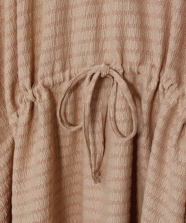 Adjustable Waist Relaxed Knit Top Tops by Kahiko - Ametsuchi