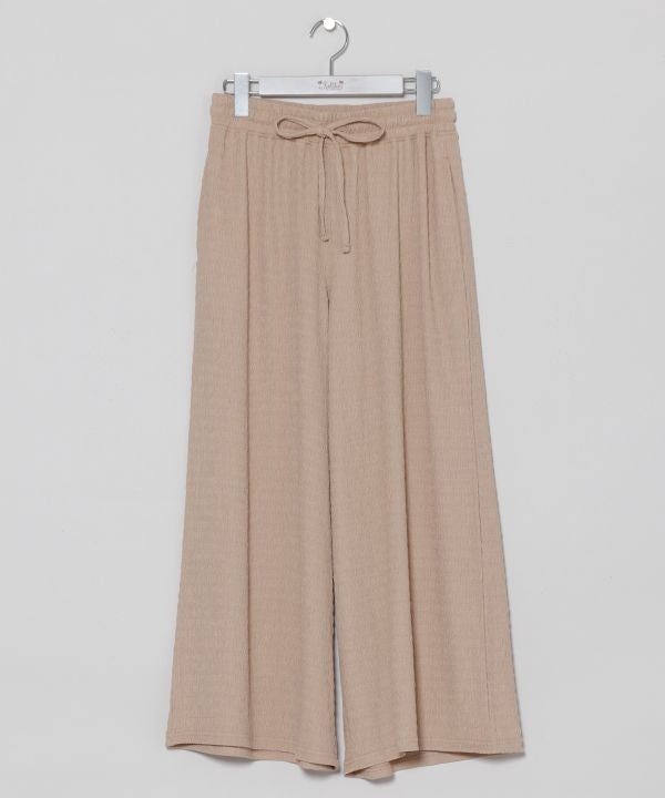 Relaxed Flare Stretch Knit Pants Pants & Shorts by Kahiko - Ametsuchi