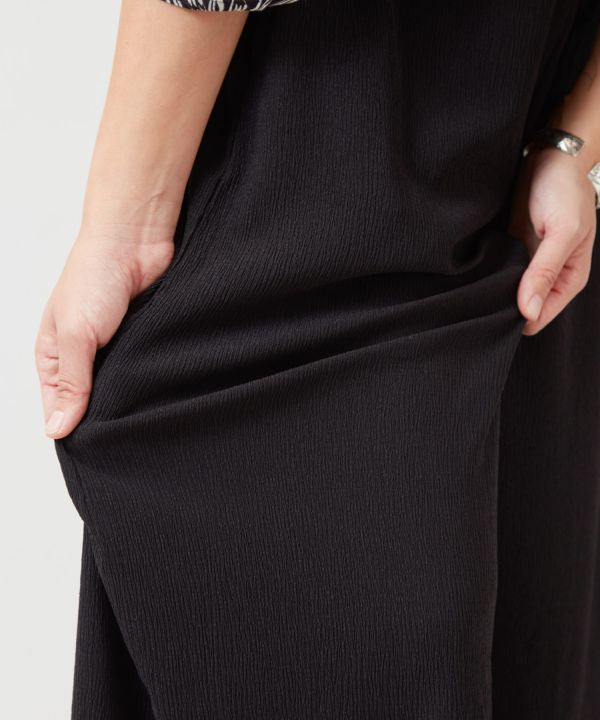 Relaxed Flare Stretch Knit Pants Pants & Shorts by Kahiko - Ametsuchi