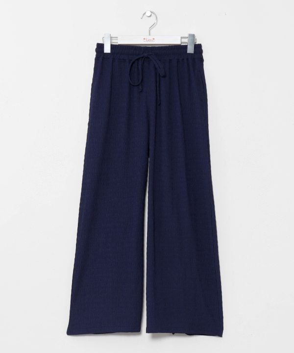 Relaxed Flare Stretch Knit Pants Pants & Shorts by Kahiko - Ametsuchi