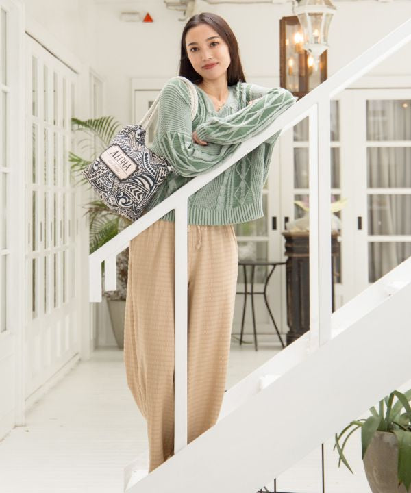 Cropped Cotton Knit Top