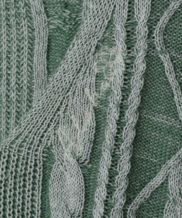 Cropped Cotton Knit Top